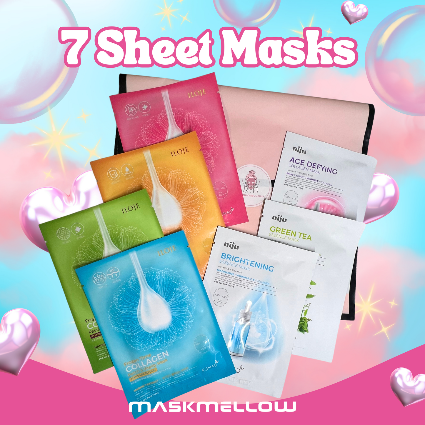 Korean 7 Sheet Masks Gift Set