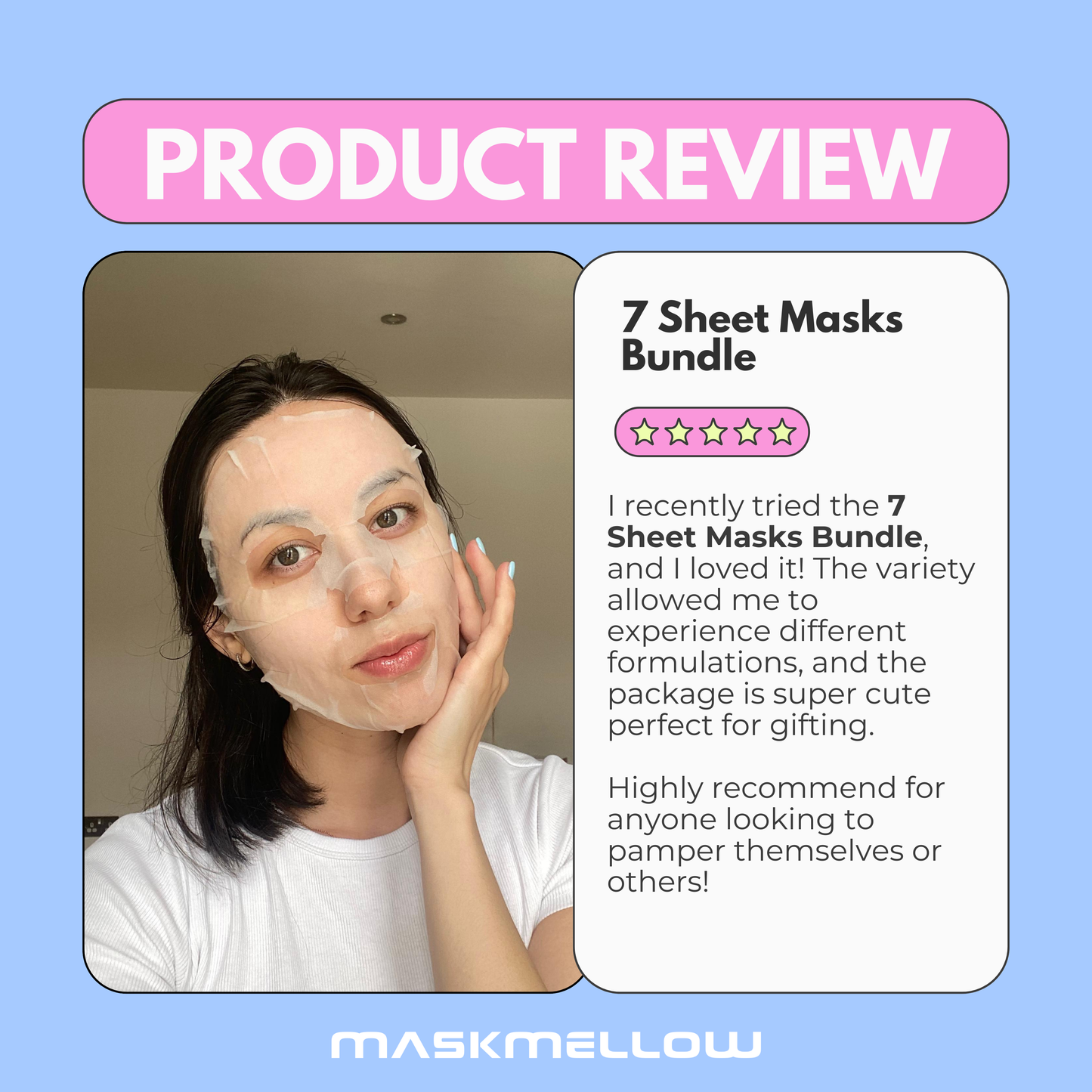 Korean 7 Sheet Masks Gift Set