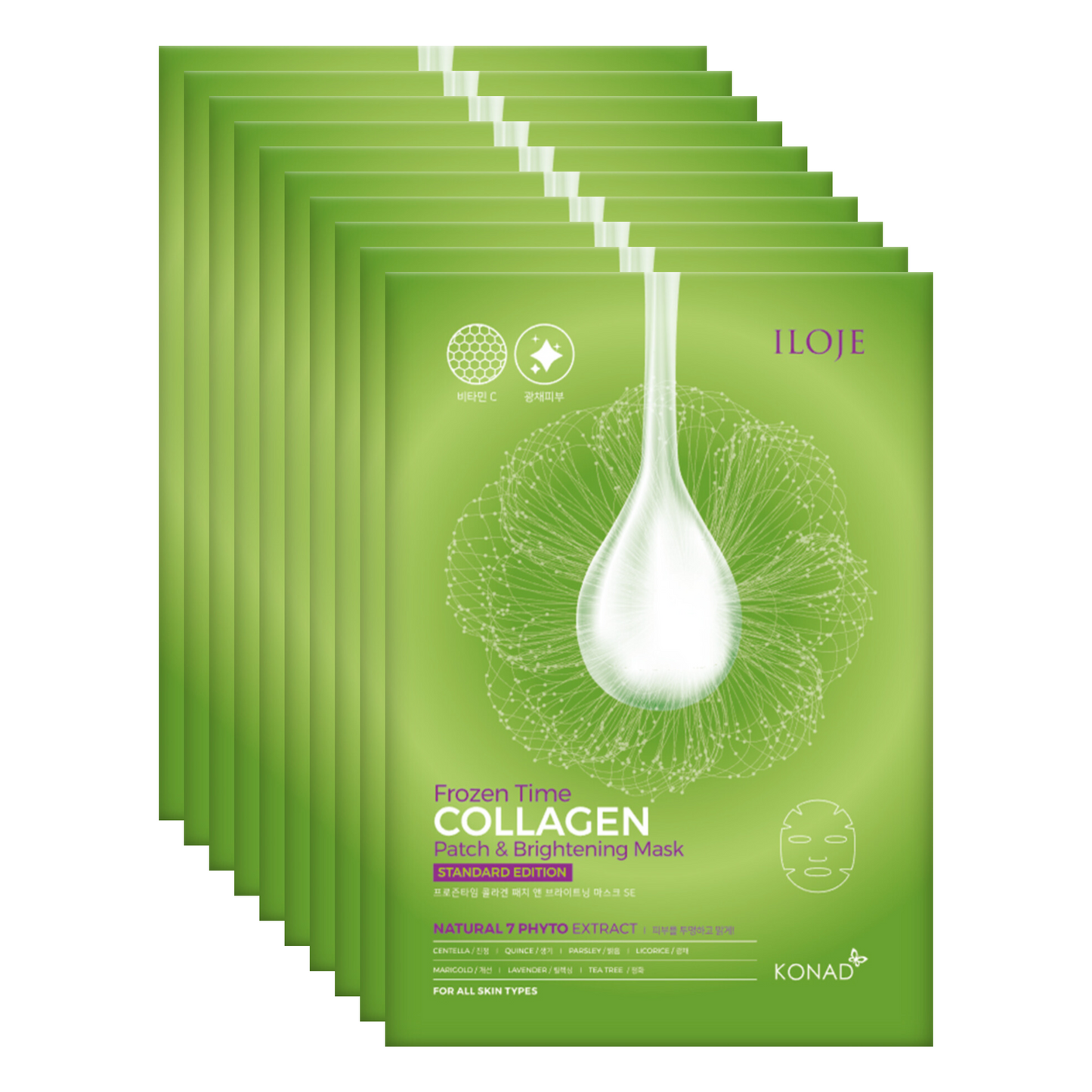 ILOJE Frozen Time Collagen Patch & Brightening Mask