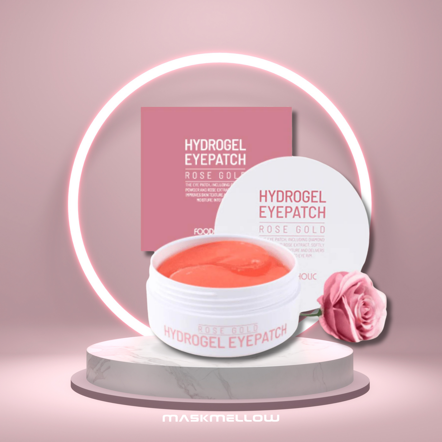 FOODAHOLIC Hydrogel Eye Patch (Rose Gold)